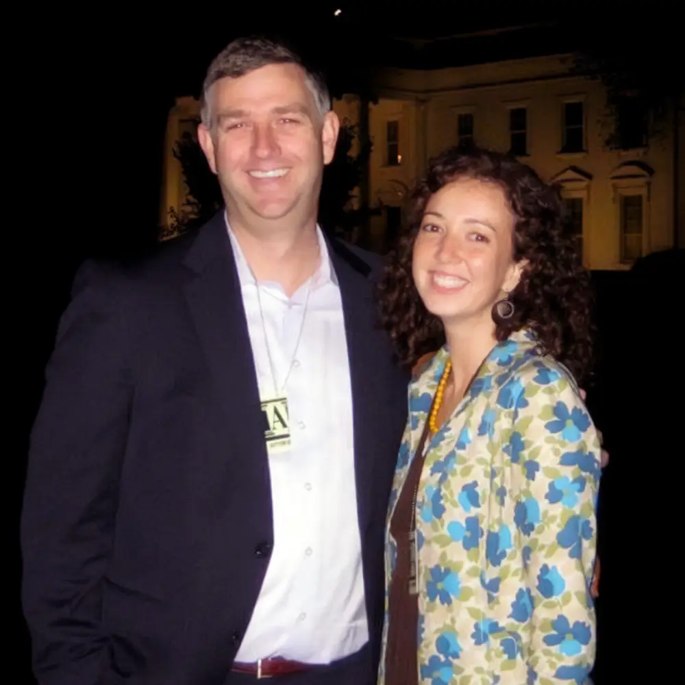 KC and Sarah Blake on their first date at the White House